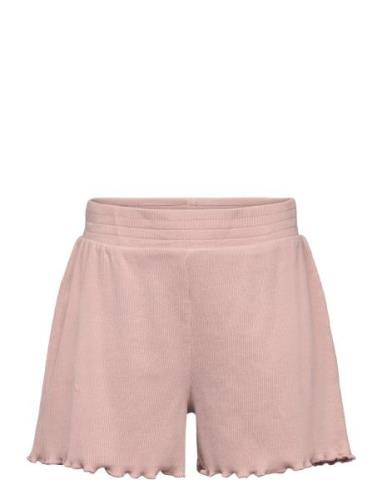 Mango Cotton Drawstring Waist Shorts Rosa