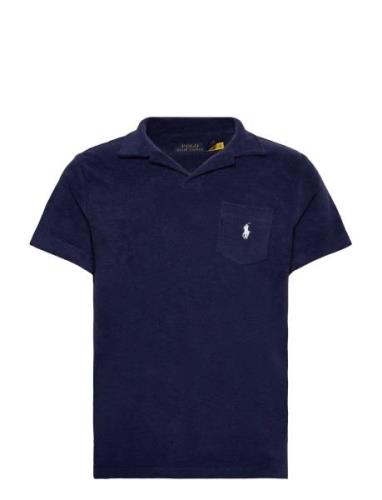 Polo Ralph Lauren Rec Lw Cotton Terry-Ssl-Knt Marinblå