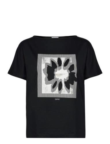 Esprit Casual T-Shirts Svart