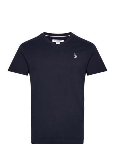 U.S. Polo Assn. Uspa T-Shirt V-Neck Cem Men Marinblå