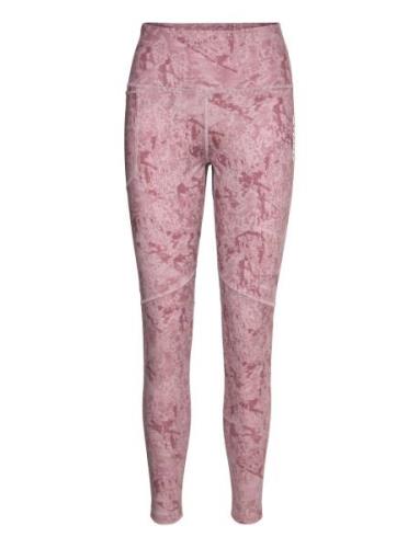 Adidas Terrex Terrex Multi Allover Print Leggings Rosa