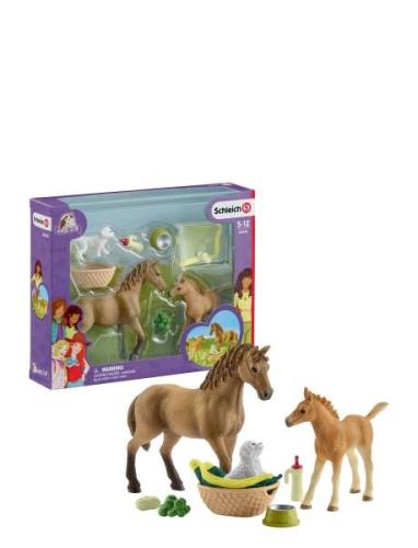 Schleich Horse Club Sarahs Baby Animal Care Toys Playsets & Action Fig...