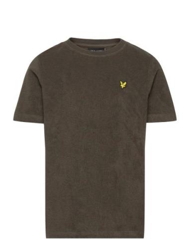 Lyle & Scott Towelling T-Shirt Brun