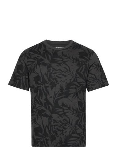 Jack & J S Jjguru Aop Tee Ss O-Neck Grå