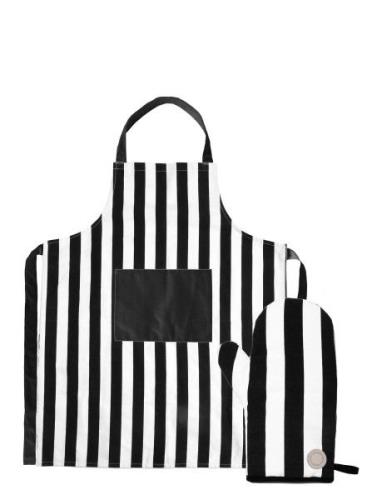 Aron Apron & Bbq Glove Set Sagaform Black