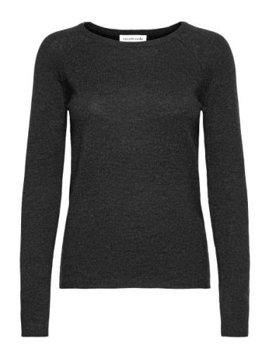 Rosemunde Rwlaica Ls O-Neck Raglan Pullover Grå