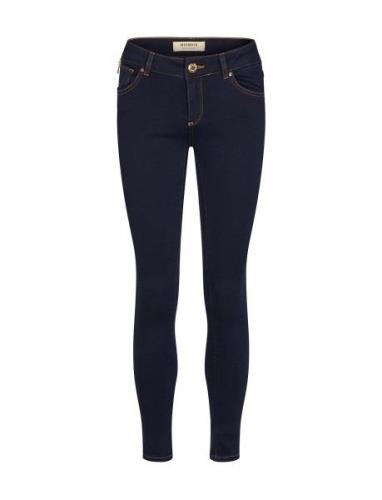 MOS MOSH Victoria 7/8 Silk Touch Jeans Blå