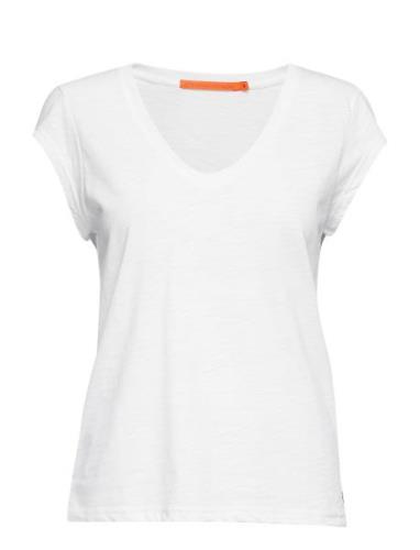 Coster Copenhagen Cc Heart Basic V-Neck T-Shirt Vit