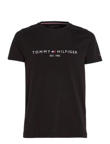 Tommy Hilfiger Core Tommy Logo Tee Svart