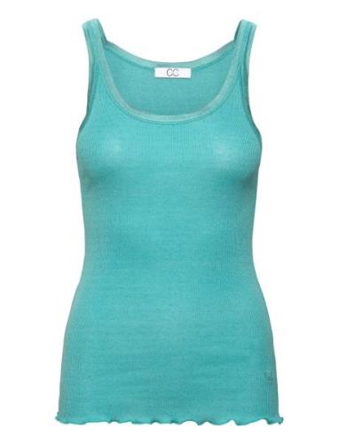 Coster Copenhagen Cc Heart Silk Camisole Blå