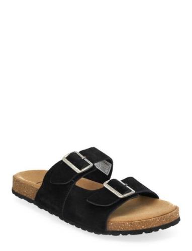 Jack & J S Jfwlouis Suede Sandal Svart