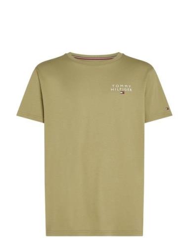 Tommy Hilfiger Cn Ss Tee Logo Khaki Green