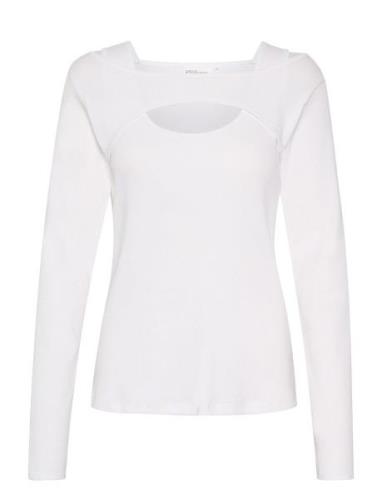 Karen By Simonsen Jillkb Cut Out Tee Vit