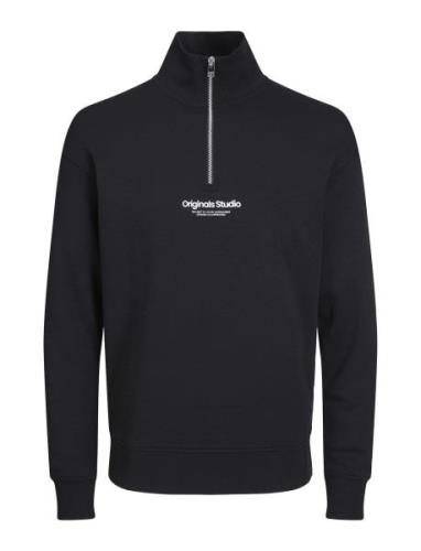 Jack & J S Jorvesterbro Sweat Quarter Zip Hn Noos Svart