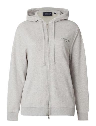 Lexington Clothing Chloe Zip Hood Grå