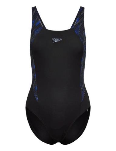 Speedo Womens Hyper Boom Splice Muscleback Svart