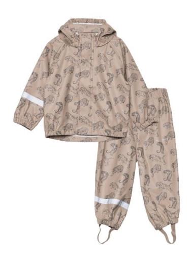 Sofie Schnoor Baby And Kids Rain Suit Beige