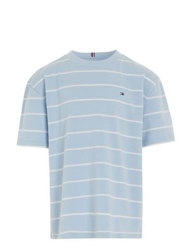 Tommy Hilfiger Stripe Tee S/S Blå