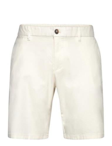 Mango Slim-Fit Chino Cotton Bermuda Shorts Vit