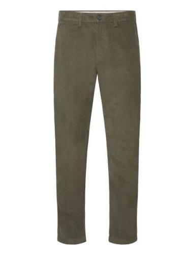 Selected Homme Slh196-Straight Miles Cord Pants W Noos Khaki Green