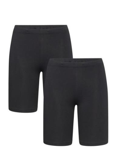 Lindex Bikerpants Solid 2 Pack Svart