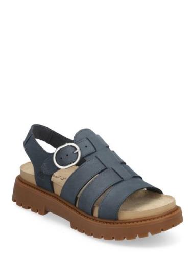 Timberland Clairemont Way Fisherman Sandal Dark Blue Nubuck Marinblå