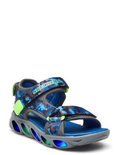 Skechers Boys S-Lights Hypno-Splash - Sun Breaks Blå