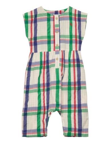 Bobo Choses Baby Madras Checks Woven Overall Multi/patterned