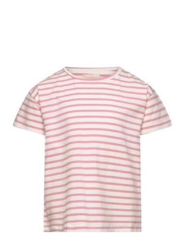 Creamie T-Shirt Ss Stripe Rosa