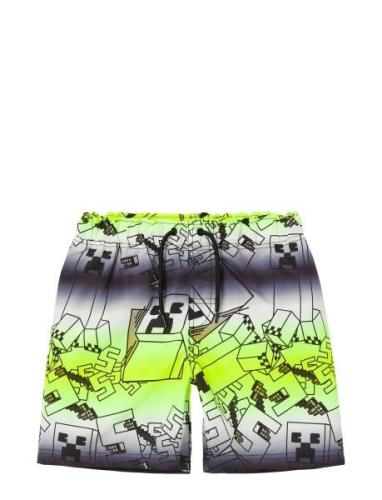 Name It Nkmmuxin Minecraft Swimshorts Bfu Multi/patterned