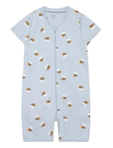 Lindex Pyjamas Romper Bee Bf Blå