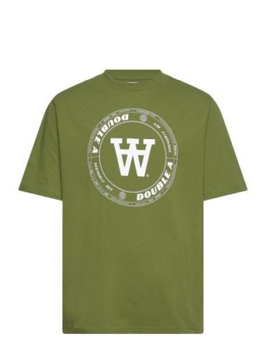 Double A By Wood Wood Wwasa Tirewall T-Shirt Gots Grön