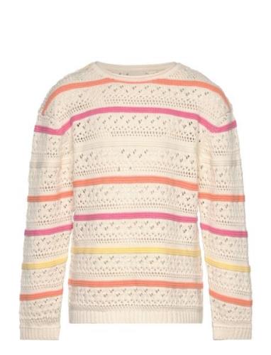 Minymo Pullover Ls Knit Multi/patterned