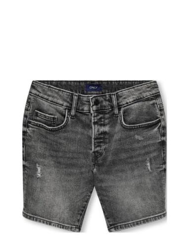 Kids Only Kobedge Shorts M.grey 7675 Dnm Svart