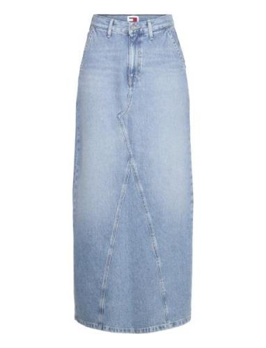 Tommy Jeans Claire Hgh Maxi Skirt Ch7011 Blå