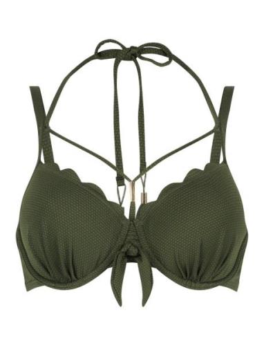 Hunkemöller Scallop Pd Khaki Green