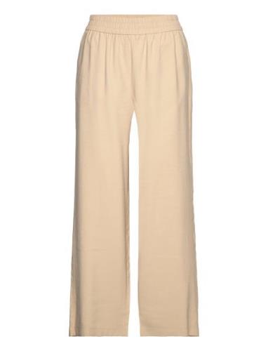 Vero Moda Vmcarmen Hr Wide Pull-On Pant Noos Beige