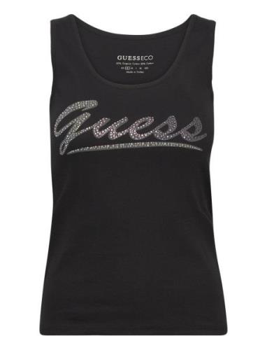 GUESS Jeans Logo Tank Top Svart