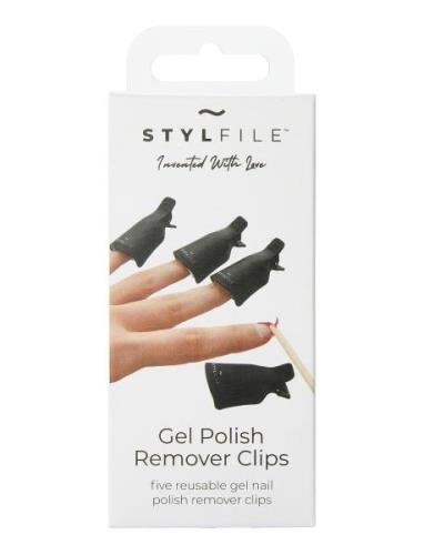 Stylpro Stylfile 5 X Gel Nail Polish Remover Clips Nude