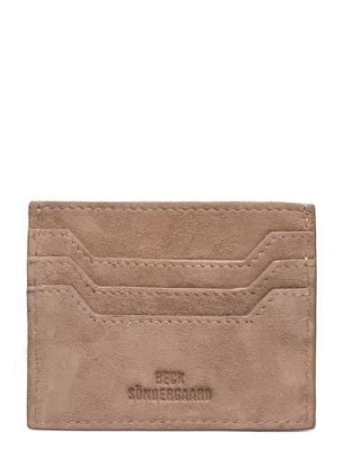 Becksöndergaard Suede Card Holder Beige