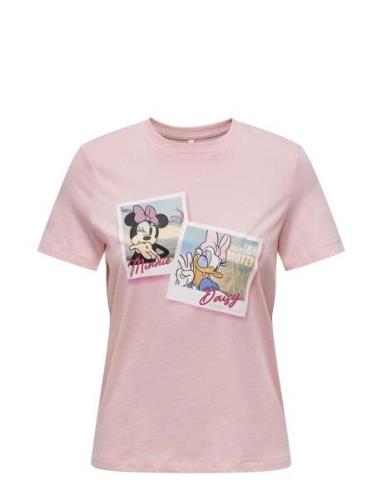 ONLY Onldisney Life Minnie Reg S/S Topbox Jrs Rosa