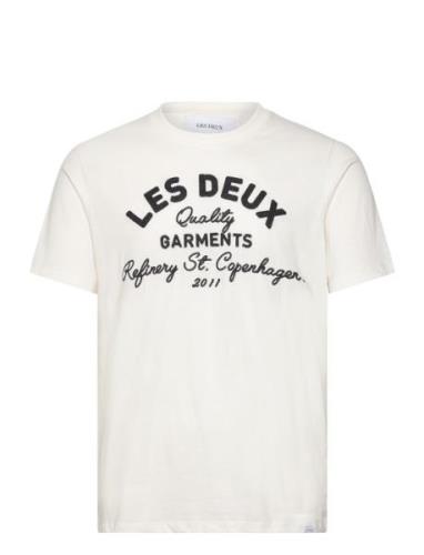 Les Deux Barry T-Shirt Vit