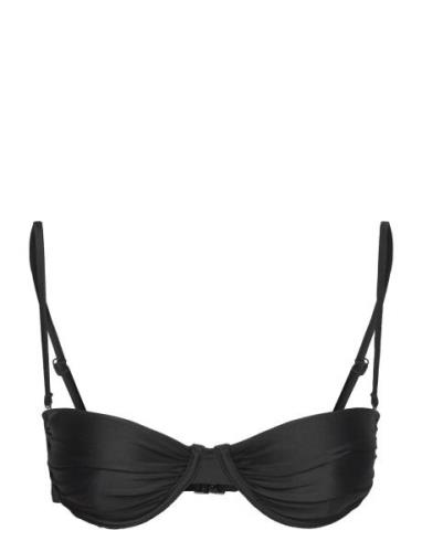 Gina Tricot Ruched Bikini Bra Svart