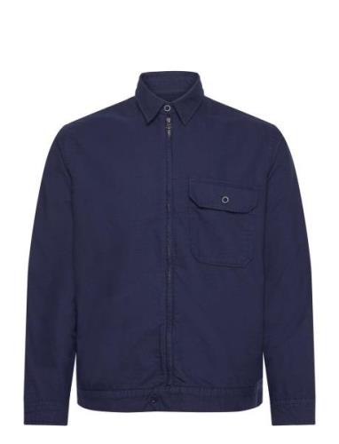 Polo Ralph Lauren Garment-Dyed Oxford Overshirt Marinblå