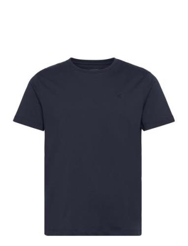 Hackett London Pima Cotton Tee Marinblå