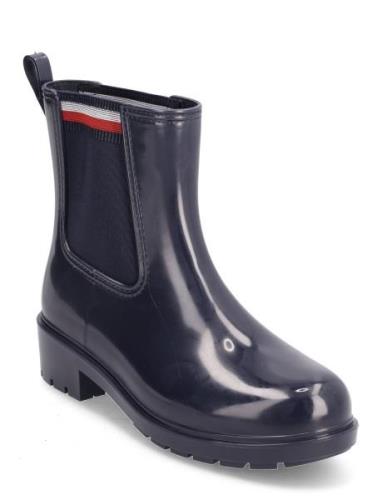 Tommy Hilfiger Corporate Elastic Rainboot Blå