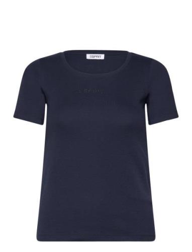 Esprit Casual T-Shirts Marinblå