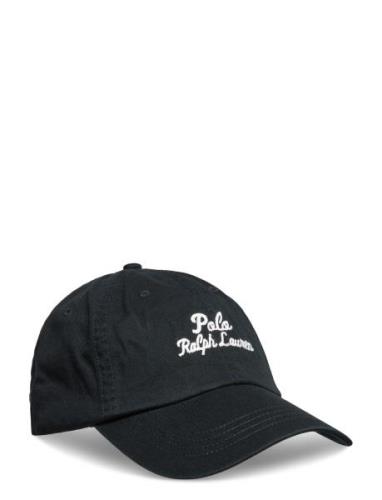 Polo Ralph Lauren Embroidered Twill Ball Cap Svart