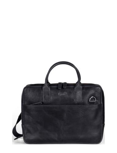 Howard London Laptop Bag Stanley Svart