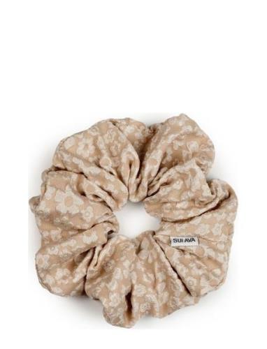 SUI AVA Blossom Scrunchie Brun